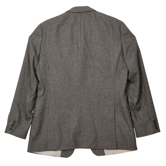 BOSS Hugo Boss Sport coat Mens 42L Brown Herringbone Wool Cashmere Blazer Jacket - Picture 5 of 16